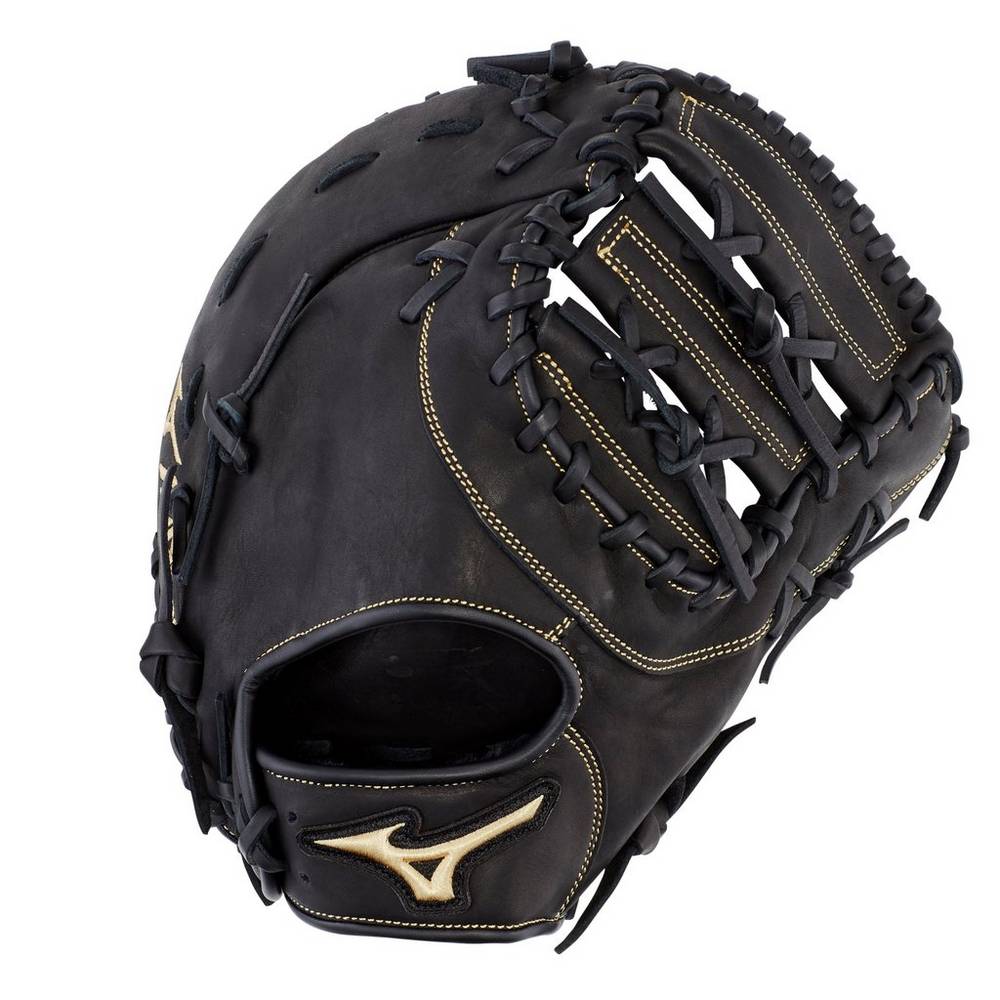 Panske Catchers Mitt Mizuno MVP Prime First Base 12.5" Baseball Čierne Vypredaj HIWM64871